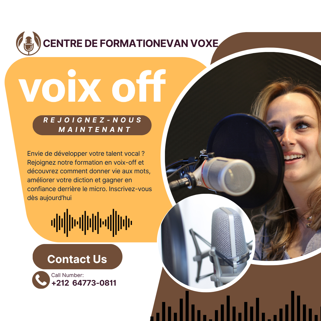 White and Brown Modern Human Voiceover Service Instagram Post